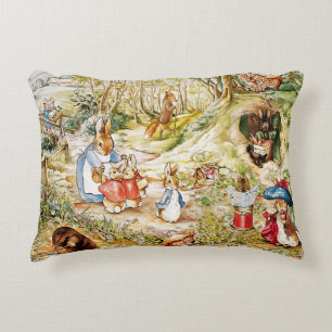 Peter the rabbit  decorative cushion