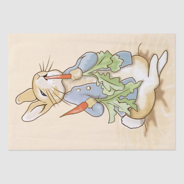 Peter the Rabbit Eating a Carrot    Tissue Paper (Front)