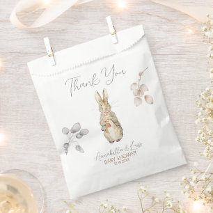 Peter the Rabbit Fall Autumn Winter Baby Shower Favour Bag