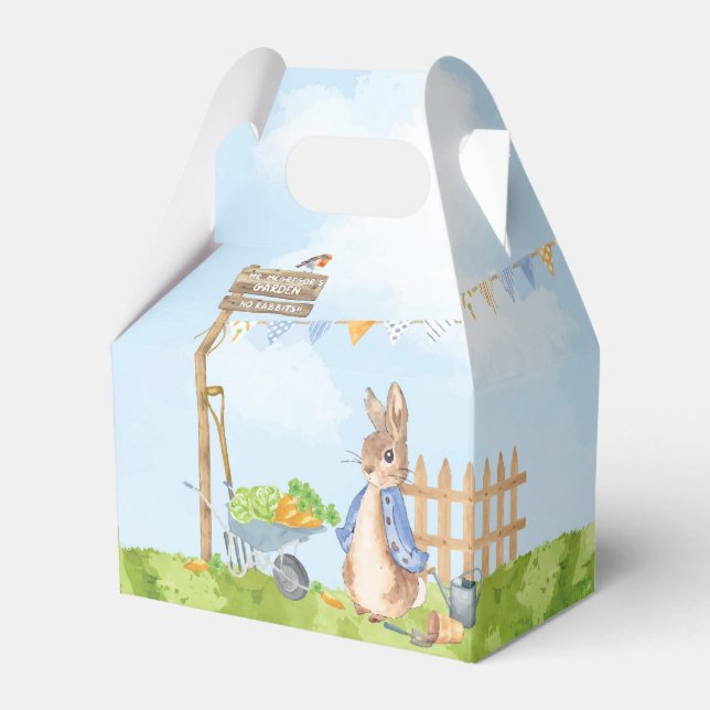 Peter the Rabbit Favour Box (Front Side)