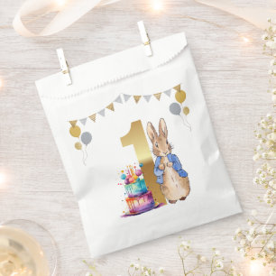 Peter the Rabbit First Birthday Favour Bag