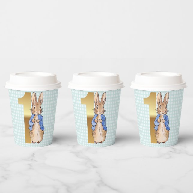 Peter the Rabbit First Birthday Paper Cups (Multi)