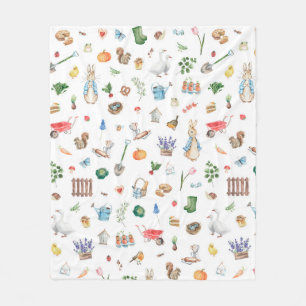 Peter the Rabbit Fleece Blanket