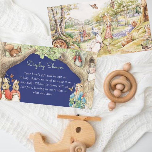 Peter the Rabbit Forest Friends Display Shower Enclosure Card (Creator Uploaded)