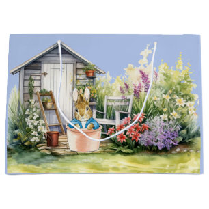 Peter the Rabbit Garden Shed Large Gift Bag
