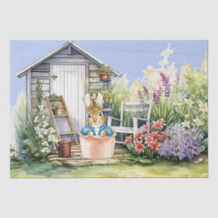 Peter the Rabbit Garden Shed Tissue Paper