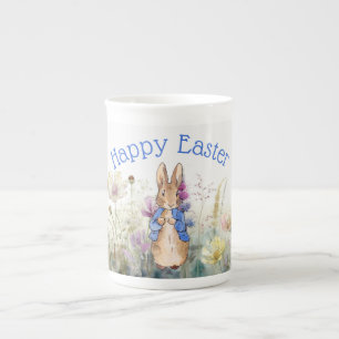 Peter the rabbit Happy Easter Bone China Mug