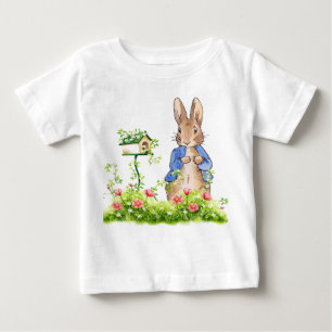 Peter the Rabbit in His Garden   Baby T-Shirt