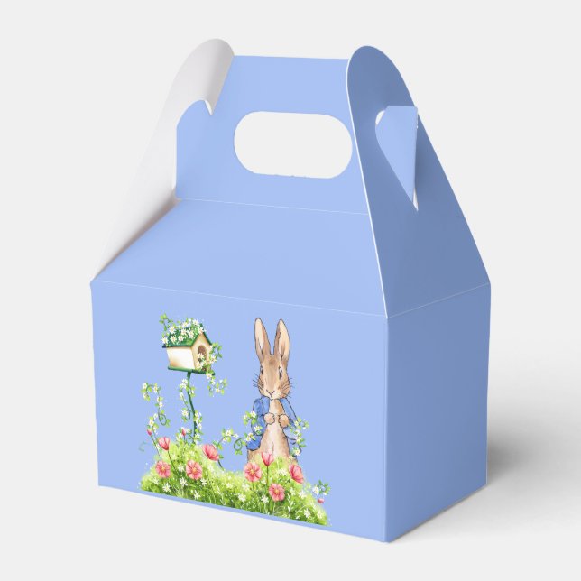 Peter the Rabbit in His Garden    Favour Box (Front Side)