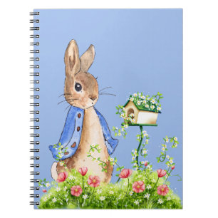 Peter the Rabbit in His Garden Notebook