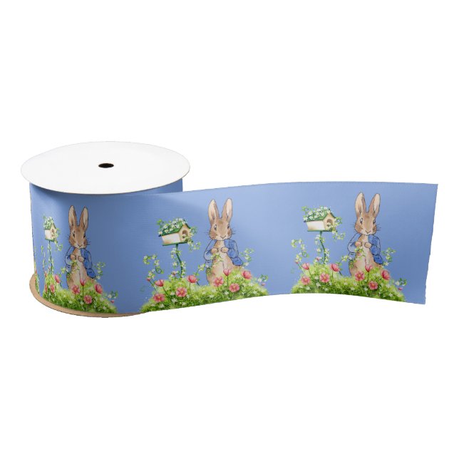 Peter the Rabbit in His Garden    Satin Ribbon (Spool)