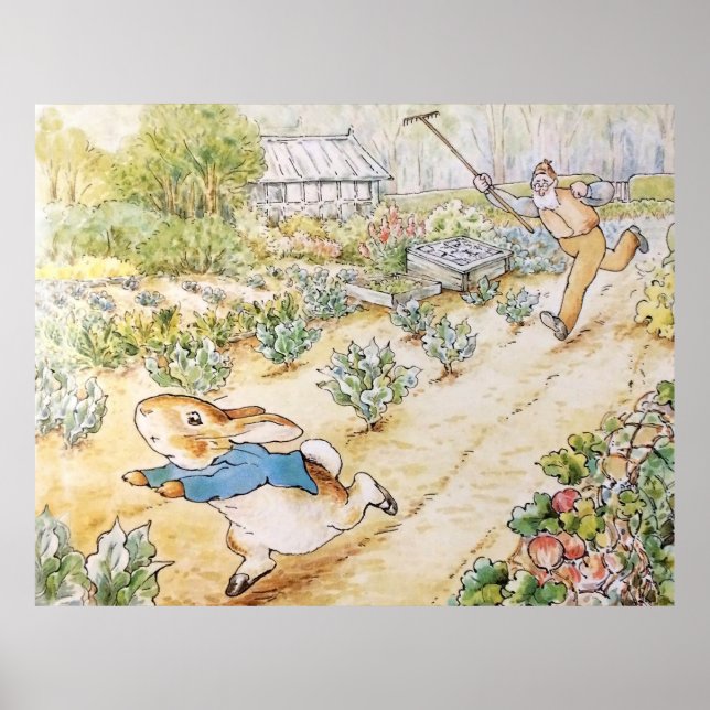 Peter the Rabbit in Mr Mc Gregor's Garden    Poster (Front)