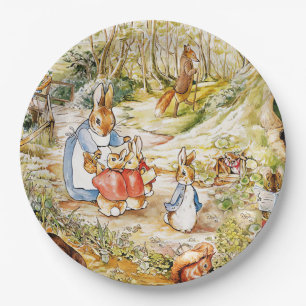 Peter the Rabbit in the Woods Paper Plate