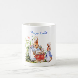 Peter the rabbit Josephine bunny Happy Easter Coffee Mug