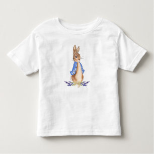 Peter the Rabbit lavender gold bow Toddler T-Shirt
