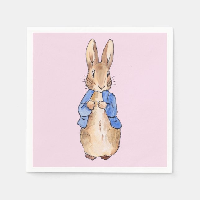 Peter the Rabbit  Napkin (Front)