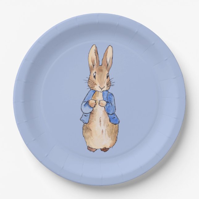 Peter the Rabbit Paper Plate (Front)