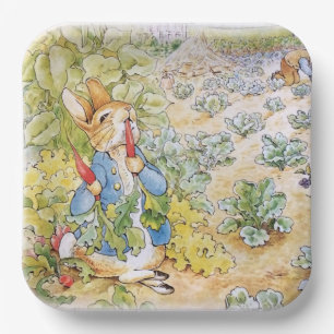 Peter the Rabbit  Paper Plate