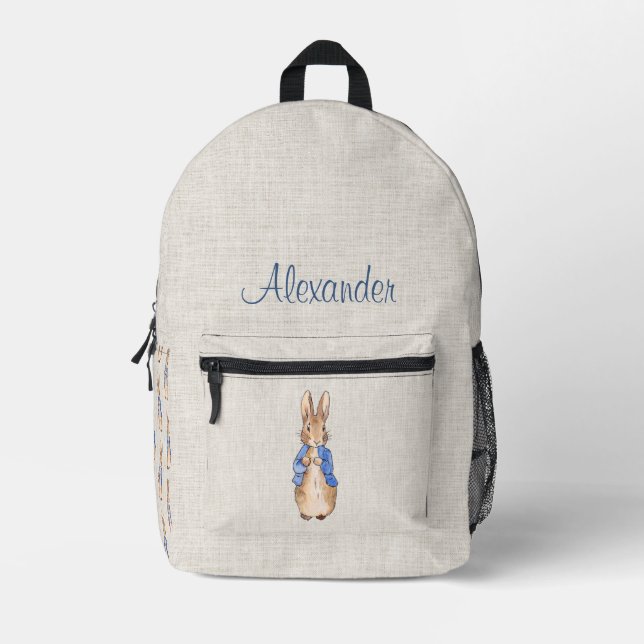 Peter the Rabbit Printed Backpack (Front)