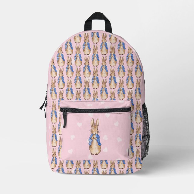 Peter the Rabbit Printed Backpack (Front)