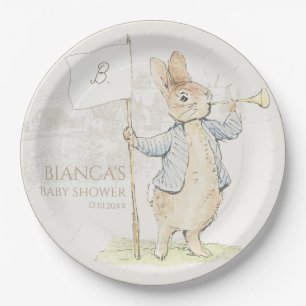 Peter the Rabbit Some Bunny Baby Shower Paper Plate