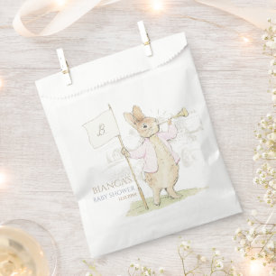 Peter the Rabbit Some Bunny Baby Shower Pink Favour Bag