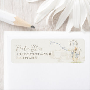 Peter the Rabbit Some Bunny Beatrix 1st Birthday Return Address Label