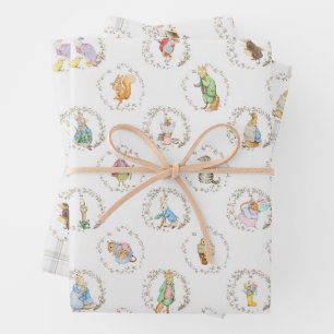 Peter the Rabbit Storybook Animals Beatrix BIG Wrapping Paper Sheet
