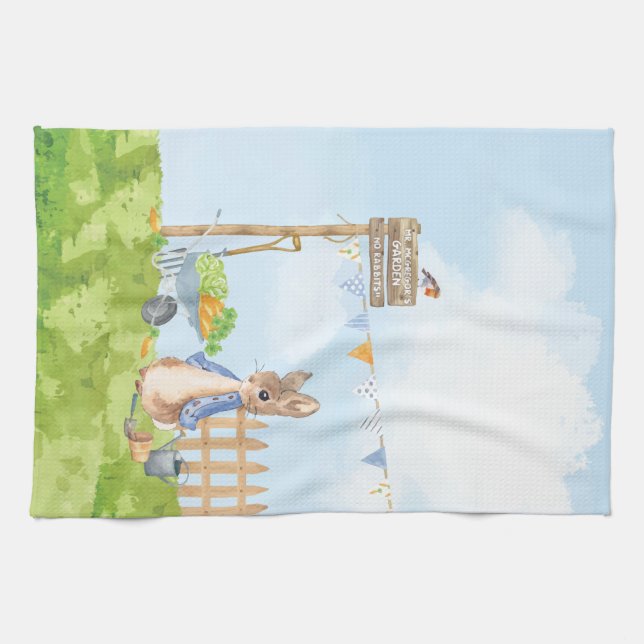 Peter the Rabbit Tea Towel (Horizontal)
