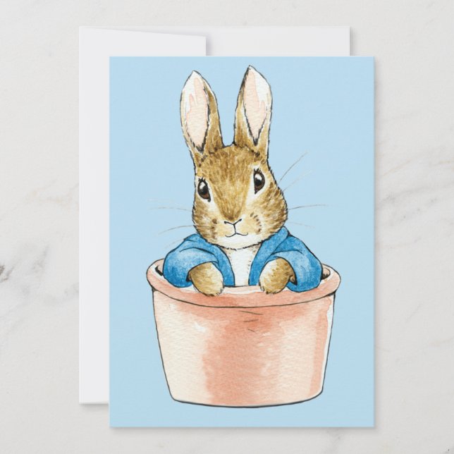 Peter the rabbit Thank you Card (Front)