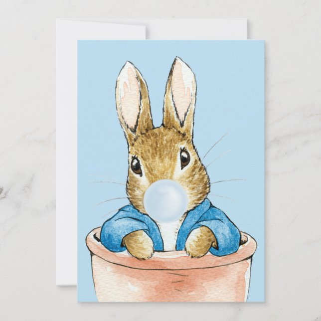 Peter the rabbit Thank you Card (Front)