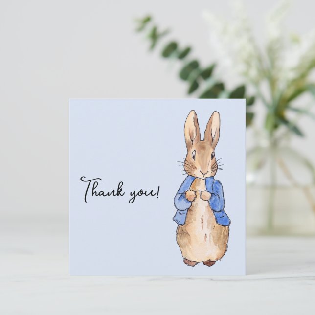 Peter the Rabbit "Thank you!" text Thank you (Standing Front)