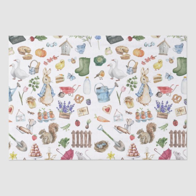 Peter the Rabbit Tissue Paper (Front)