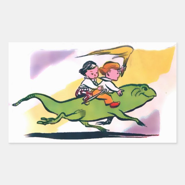 Peter Wheat's Lizard Ride Stickers (7 shapes) (Front)