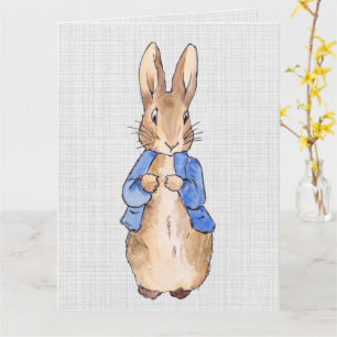 Peter with a Grey Linen background Card