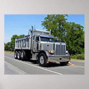 Peterbilt Dump Truck Poster