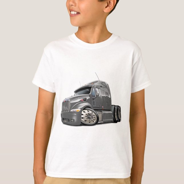 Peterbilt Grey Truck T-Shirt (Front)