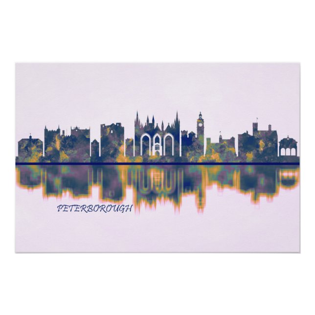 Peterborough Skyline Poster (Front)