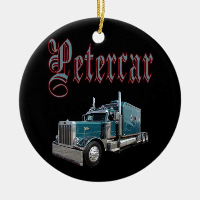 Petercar Ceramic Ornament (Front)