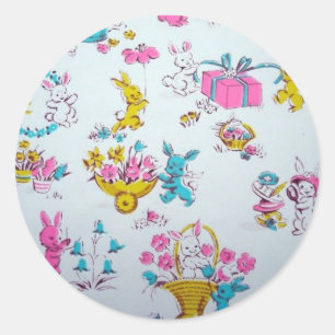 PeterEaster  Bunny Rabbit Classic Round Sticker