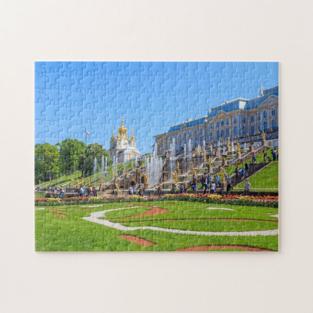 Peterhof Palace & Grand Cascade Jigsaw Puzzle  (Horizontal)