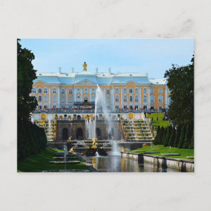Peterhof Palace Grand Cascade, Russia Postcard