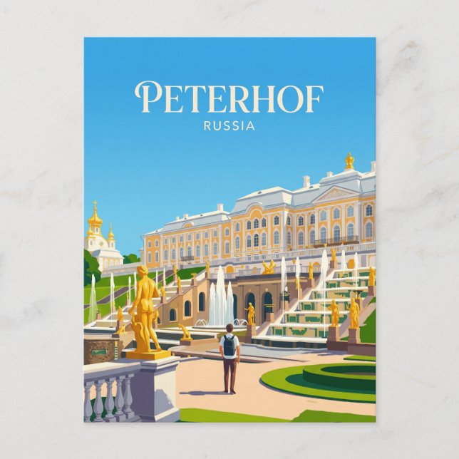 Peterhof Palace Russia Postcard (Front)