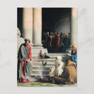 Peter's Denial by Carl Bloch Postcard