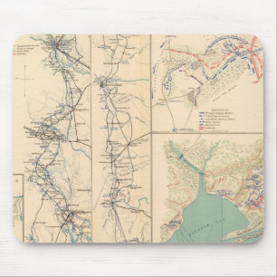 Petersburg environs Bentonville Carolinas Mouse Pad