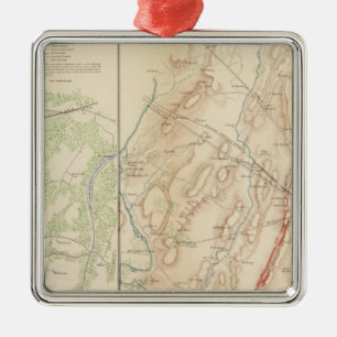 Petersburg, Gettysburg Metal Ornament