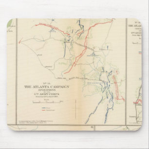 Petersburg, Va, Atlanta Campaign Mouse Pad