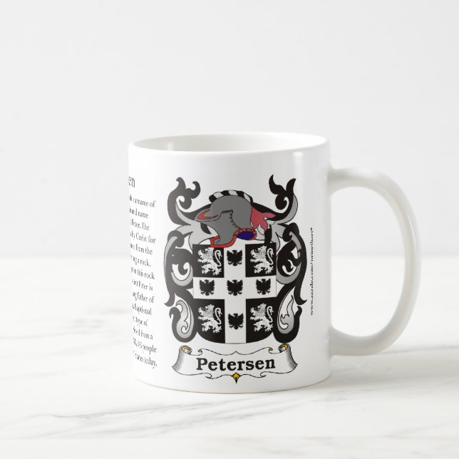 Petersen Family Coat of Arms Mug (Right)
