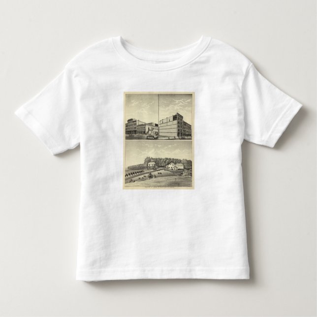 Petersen residence, Dewey, and Stone, Nebraska Toddler T-Shirt (Front)