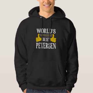 Petersen Surname Team Family Last Name World's Bes Hoodie
